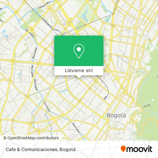Mapa de Cafe & Comunicaciones