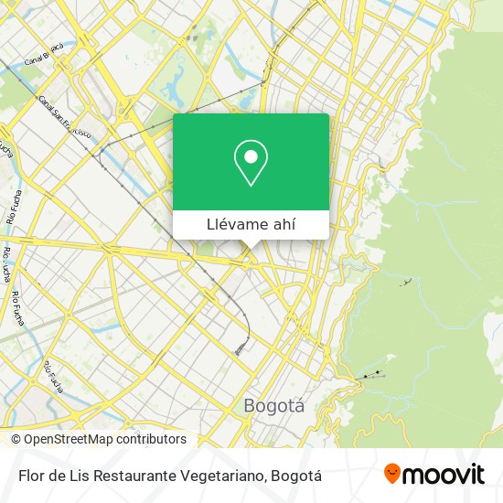 Mapa de Flor de Lis Restaurante Vegetariano