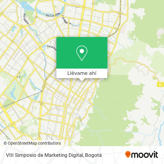 Mapa de VIII Simposio de Marketing Digital