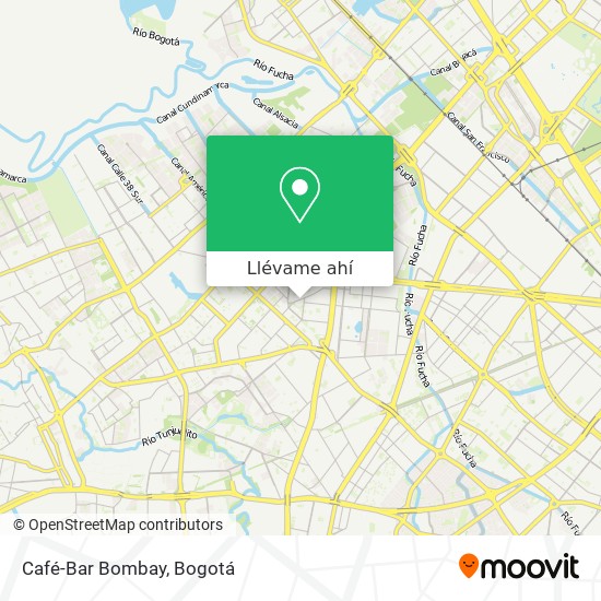 Mapa de Café-Bar Bombay