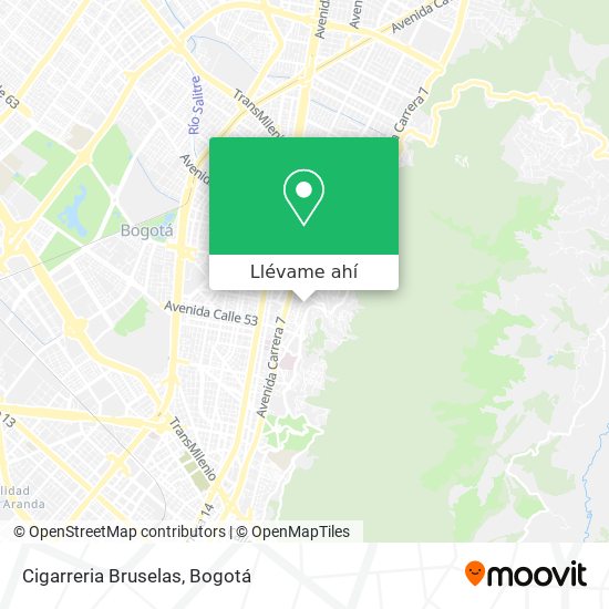 Mapa de Cigarreria Bruselas