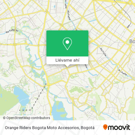 Mapa de Orange Riders Bogota Moto Accesorios
