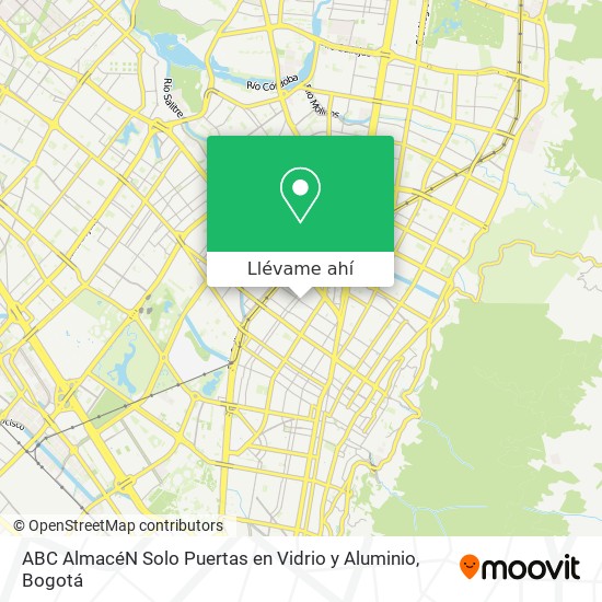 Mapa de ABC AlmacéN Solo Puertas en Vidrio y Aluminio