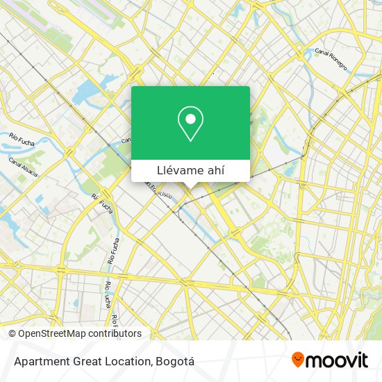 Mapa de Apartment Great Location