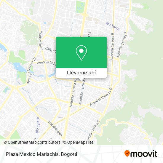 Mapa de Plaza Mexico Mariachis