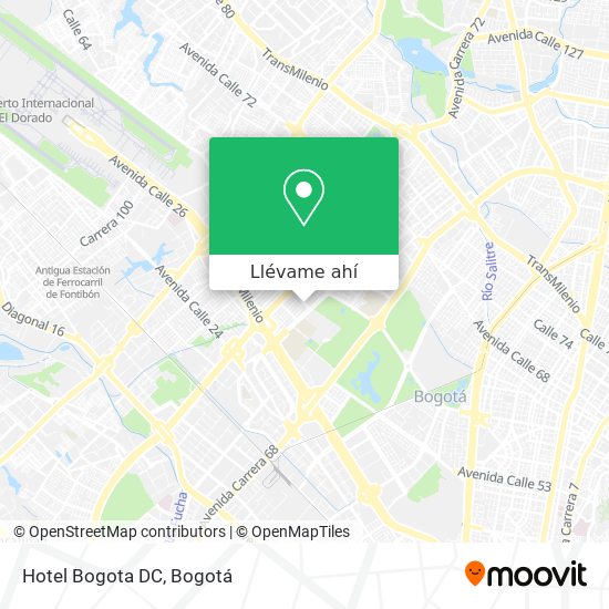 Mapa de Hotel Bogota DC