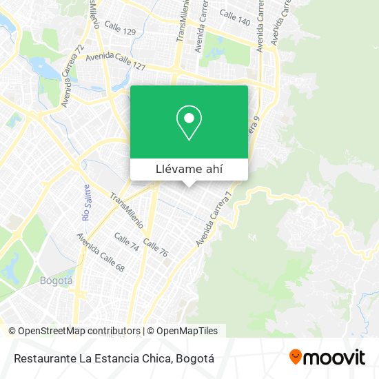 Mapa de Restaurante La Estancia Chica