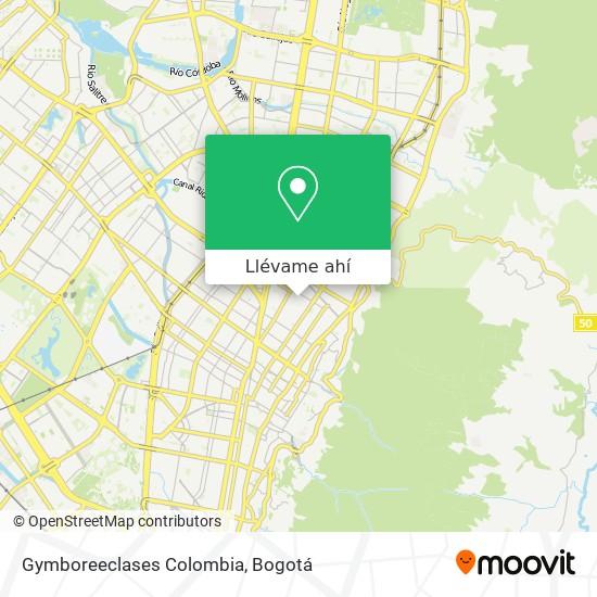 Mapa de Gymboreeclases Colombia