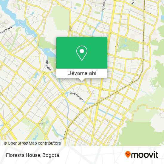 Mapa de Floresta House