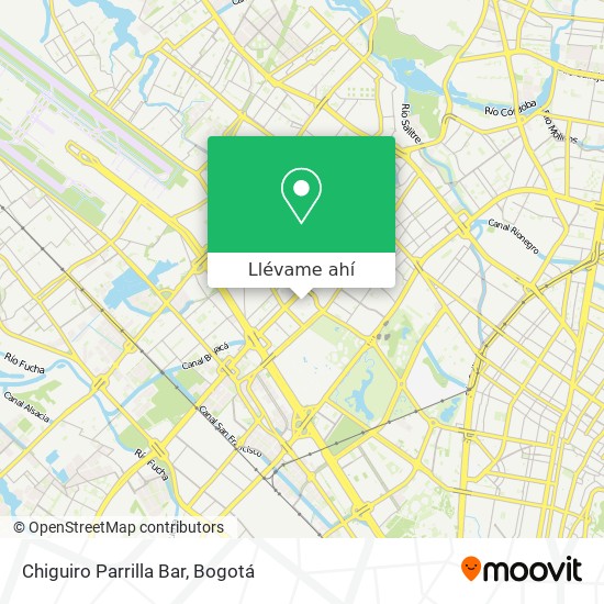 Mapa de Chiguiro Parrilla Bar