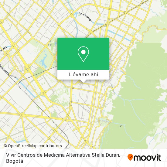 Mapa de Vivir Centros de Medicina Alternativa Stella Duran