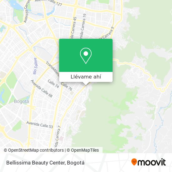Mapa de Bellissima Beauty Center