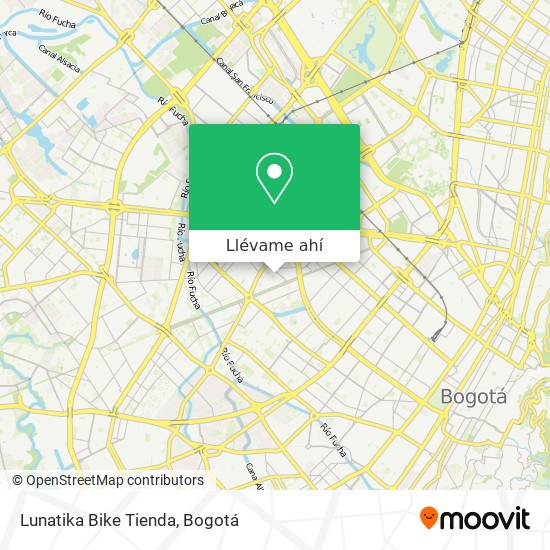 Mapa de Lunatika Bike Tienda