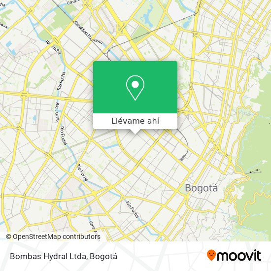 Mapa de Bombas Hydral Ltda