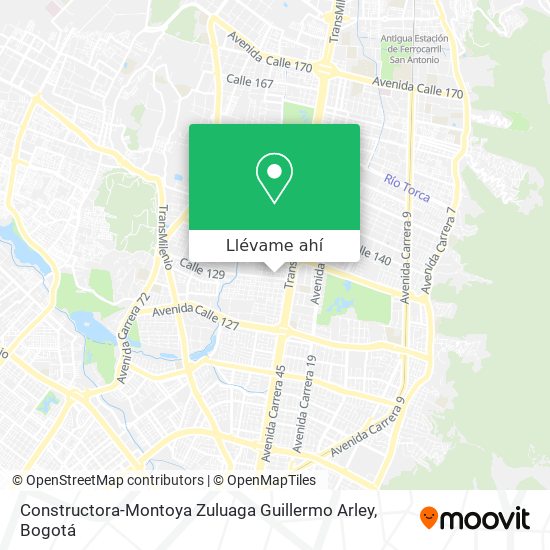 Mapa de Constructora-Montoya Zuluaga Guillermo Arley