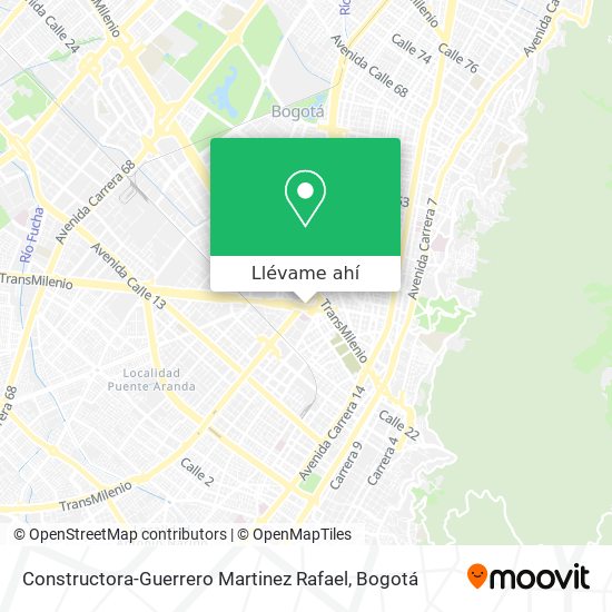 Mapa de Constructora-Guerrero Martinez Rafael