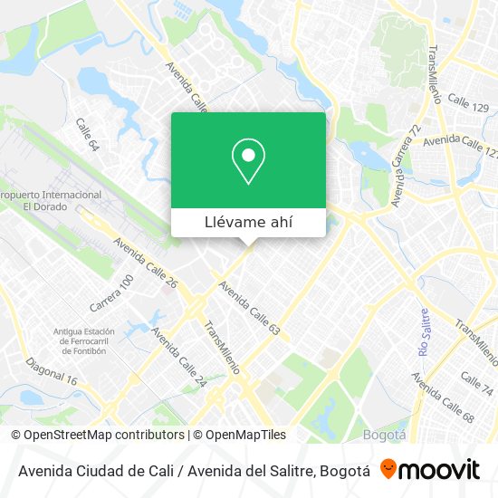 Mapa de Avenida Ciudad de Cali / Avenida del Salitre