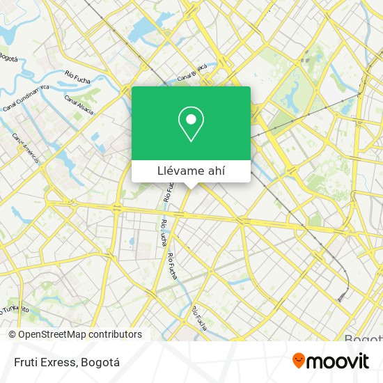 Mapa de Fruti Exress