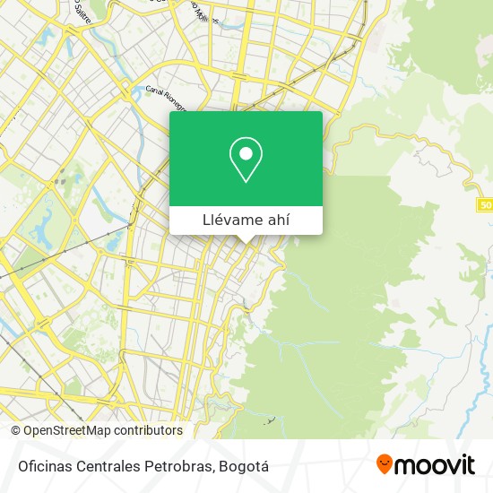 Mapa de Oficinas Centrales Petrobras