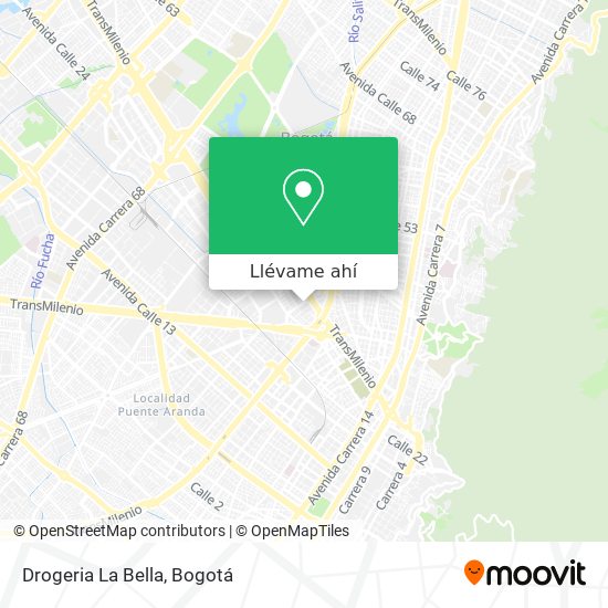 Mapa de Drogeria La Bella