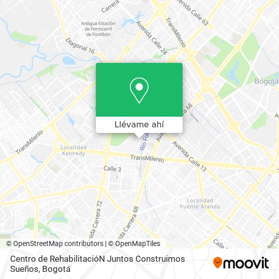 Mapa de Centro de RehabilitacióN Juntos Construimos Sueños