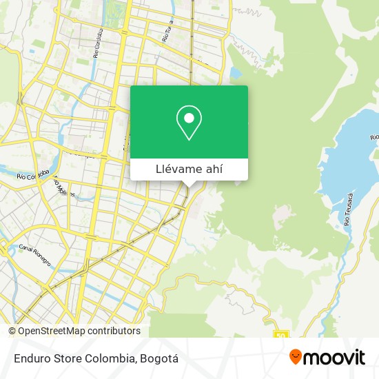 Mapa de Enduro Store Colombia