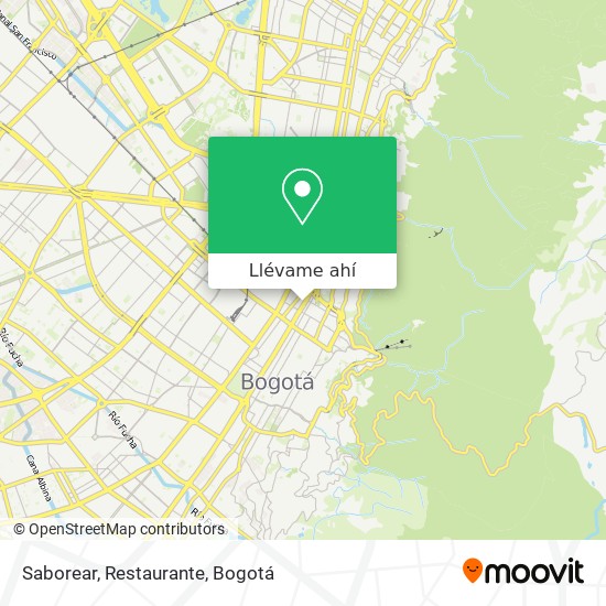Mapa de Saborear, Restaurante