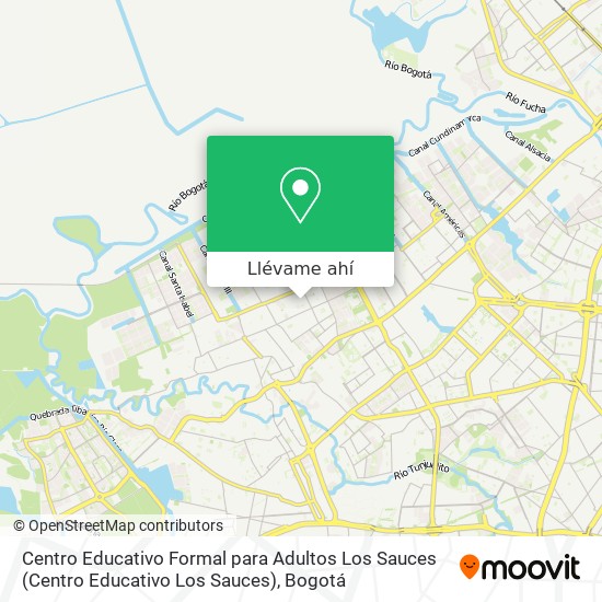 Mapa de Centro Educativo Formal para Adultos Los Sauces (Centro Educativo Los Sauces)