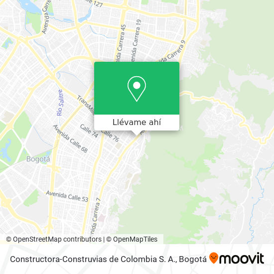 Mapa de Constructora-Construvias de Colombia S. A.