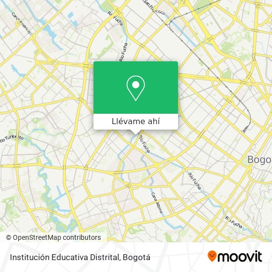 Mapa de Institución Educativa Distrital