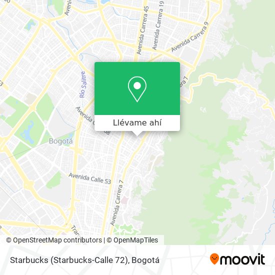Mapa de Starbucks (Starbucks-Calle 72)