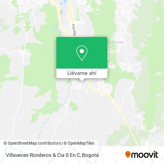 Mapa de Villaveces Ronderos & Cia S En C