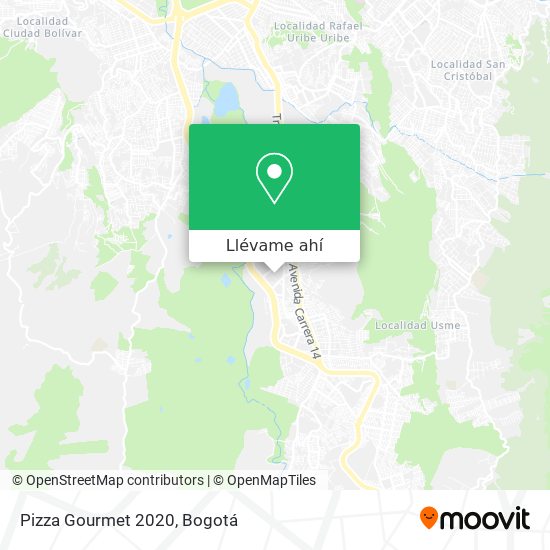 Mapa de Pizza Gourmet 2020