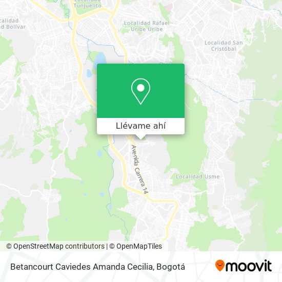 Mapa de Betancourt Caviedes Amanda Cecilia