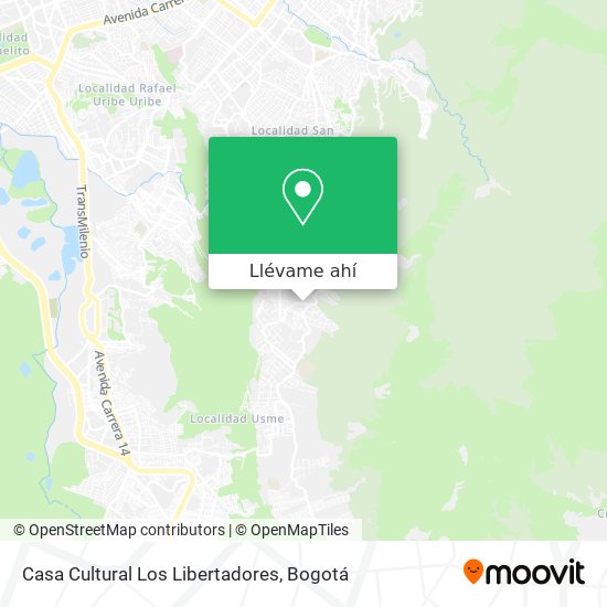 Mapa de Casa Cultural Los Libertadores