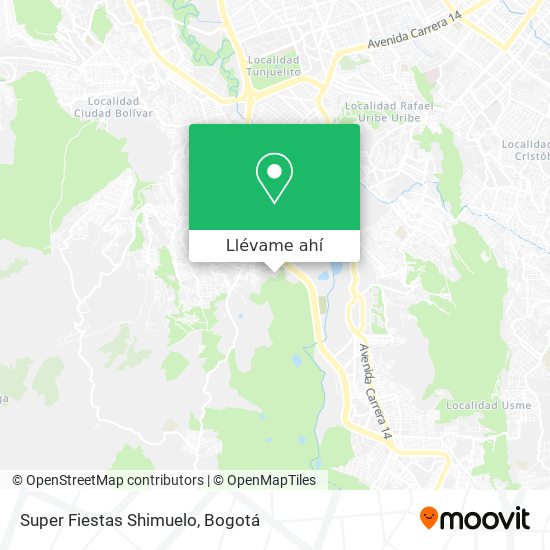 Mapa de Super Fiestas Shimuelo