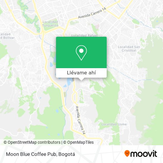 Mapa de Moon Blue Coffee Pub