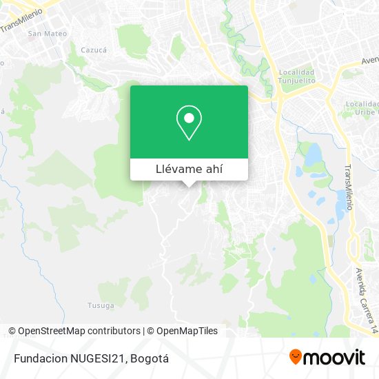 Mapa de Fundacion NUGESI21