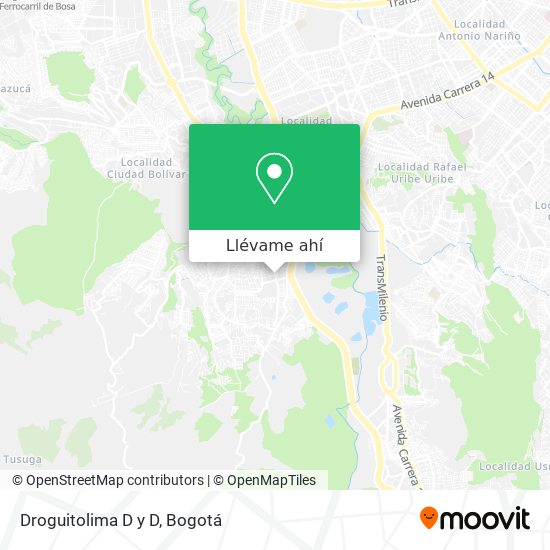 Mapa de Droguitolima D y D