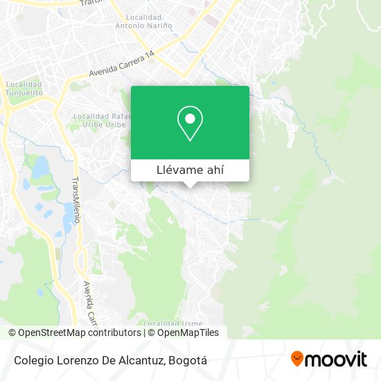 Mapa de Colegio Lorenzo De Alcantuz