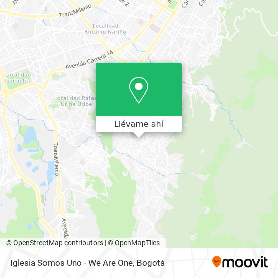 Mapa de Iglesia Somos Uno - We Are One