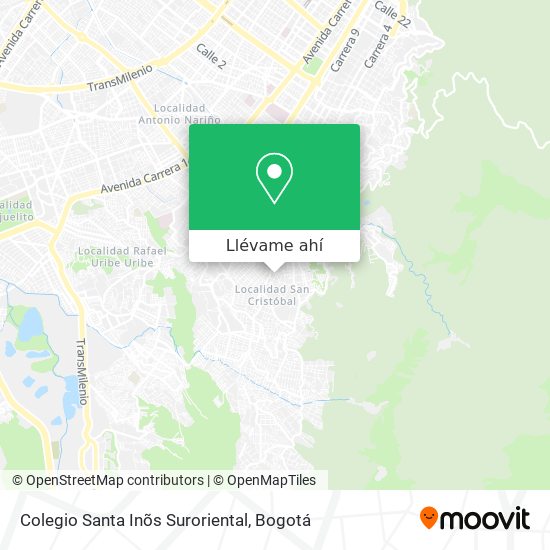 Mapa de Colegio Santa Inõs Suroriental