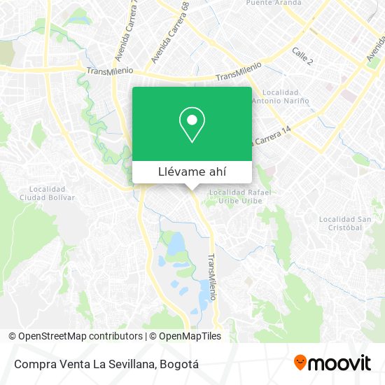 Mapa de Compra Venta La Sevillana