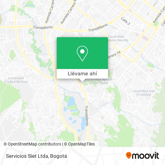 Mapa de Servicios Siet Ltda