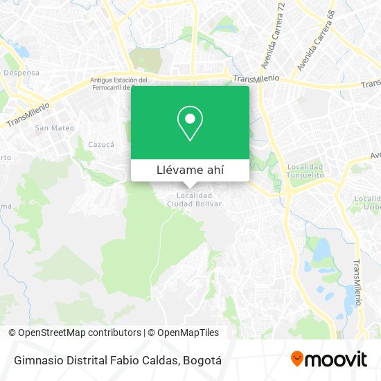 Mapa de Gimnasio Distrital Fabio Caldas