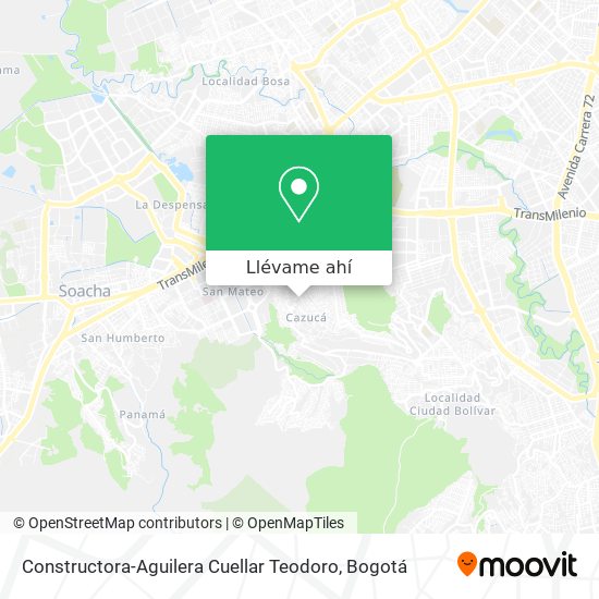 Mapa de Constructora-Aguilera Cuellar Teodoro