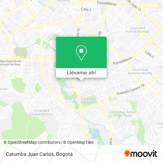 Mapa de Catumba Juan Carlos