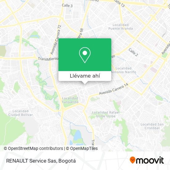 Mapa de RENAULT Service Sas