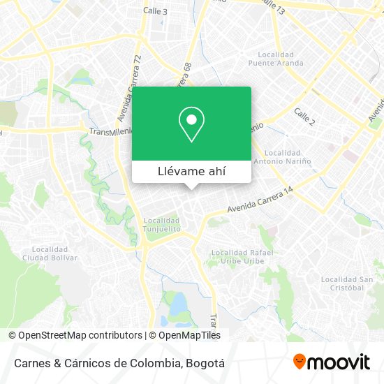 Mapa de Carnes & Cárnicos de Colombia