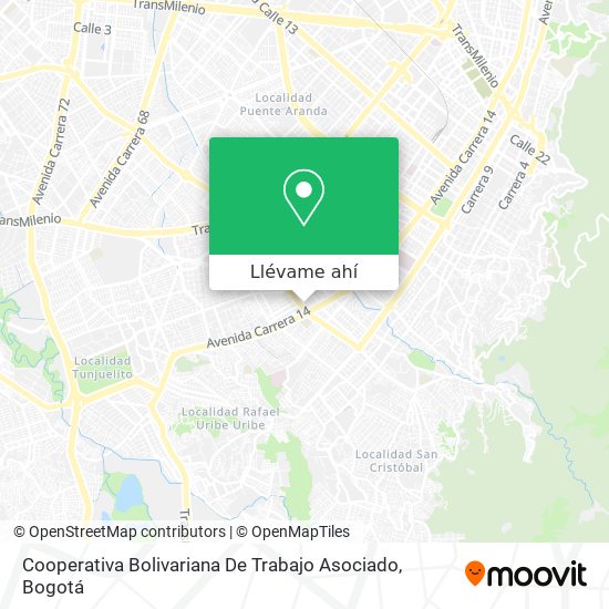 Mapa de Cooperativa Bolivariana De Trabajo Asociado